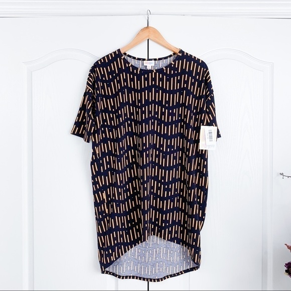 LuLaRoe Chevron Irma Top - Picture 2 of 9